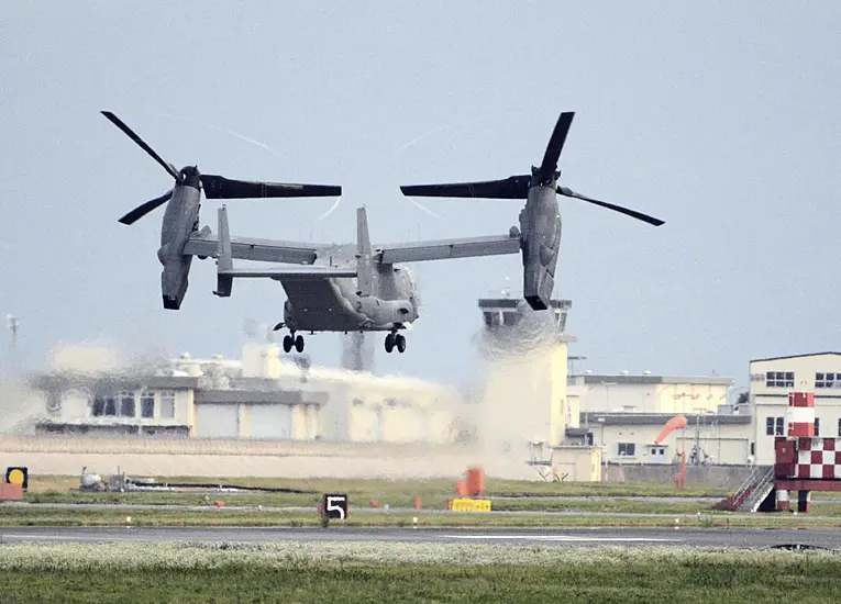 Divers Find Wreckage And Remains From Osprey Aircraft That Crashed Off Japan