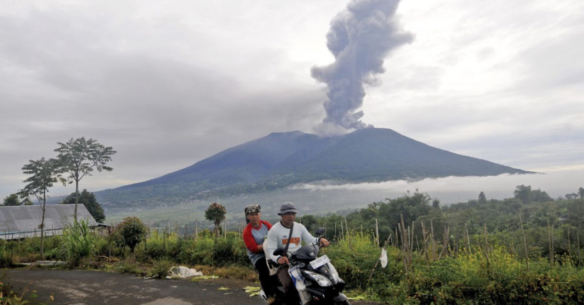 Indonesia’s Marapi volcano erupts for second day as 12 climbers remain missing