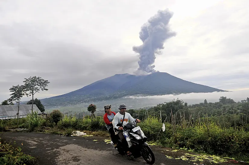 Indonesia’s Marapi Volcano Erupts For Second Day As 12 Climbers Remain Missing