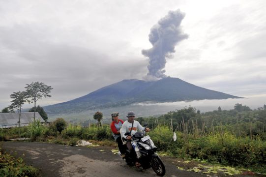 Indonesia’s Marapi Volcano Erupts For Second Day As 12 Climbers Remain Missing
