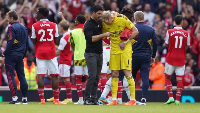 Arsenal Boss Mikel Arteta Insists He Wants To Keep Goalkeeper Aaron Ramsdale