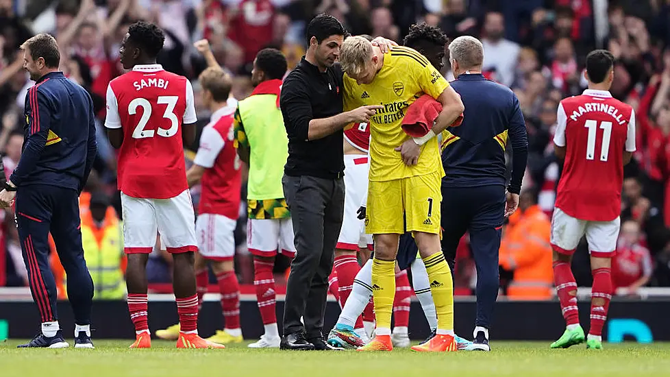 Arsenal Boss Mikel Arteta Insists He Wants To Keep Goalkeeper Aaron Ramsdale