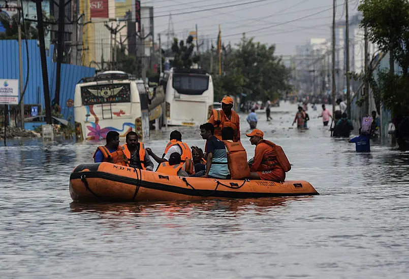 Heavy Rains Leave Several Dead Before Storm Michaung Makes Landfall In India