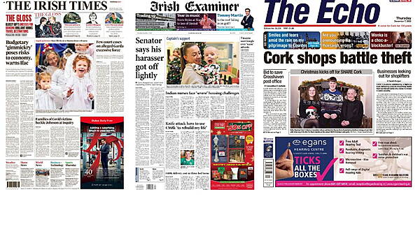 Waterford News & Star — What the papers say: Thursday's front pages - Vimarsana News