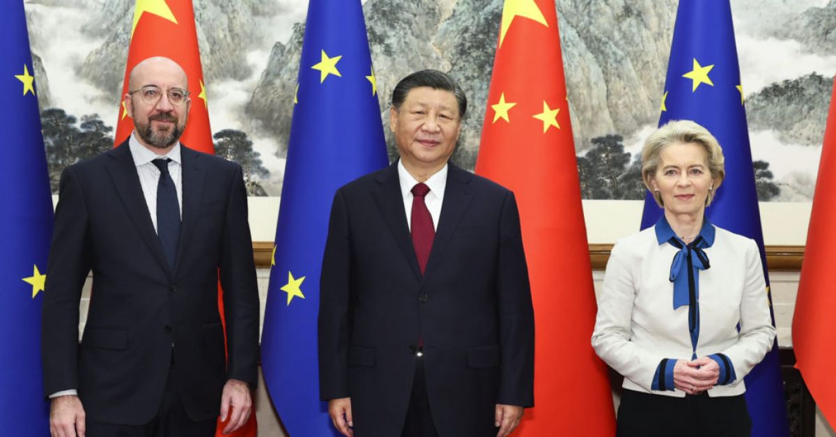 Разногласия относно търговията и Украйна на фокус, докато лидерите на ЕС и Китай се срещат в Пекин