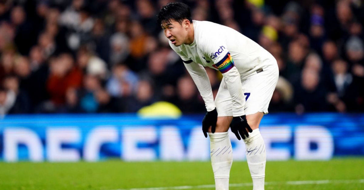 Капитанът на Тотнъм Сон Хюн-мин се възмути от „неприемливата“ серия от пет мача без победа