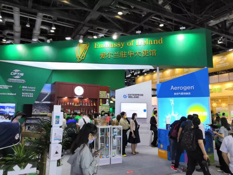 The Irish Pavilion at China International Fair for Trade in Services, Beijing, China, September, 2023.