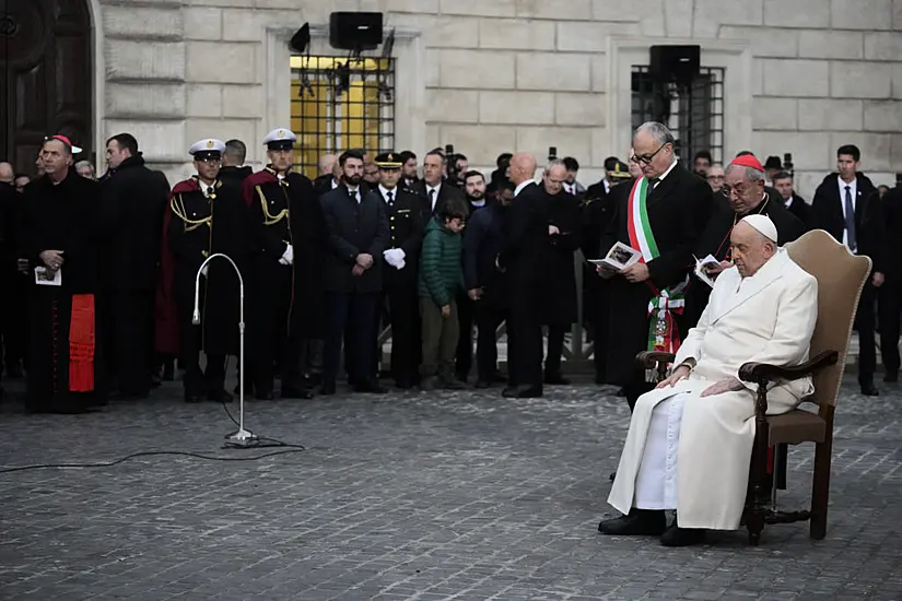 Pope Francis Makes First Public Appearances Since Becoming Ill With Bronchitis