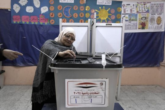 Egyptians Vote In Election Set To Give El-Sissi Another Six Years As President