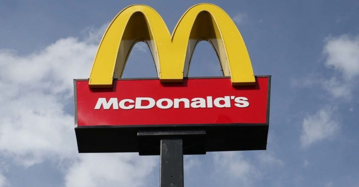 McDonald’s apologises after security guard mops pavement around homeless man