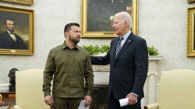 Biden Invites Zelenskiy To White House Amid Push For Congress To Approve More Aid