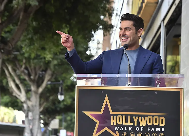 Zac Efron Praises Late Co-Star Matthew Perry In Hollywood Walk Of Fame Speech