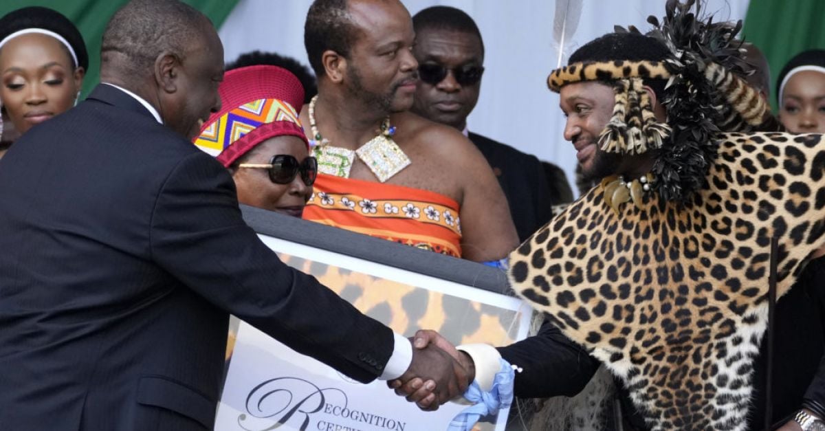 Съдът отменя признаването на южноафриканския президент за зулуски крал