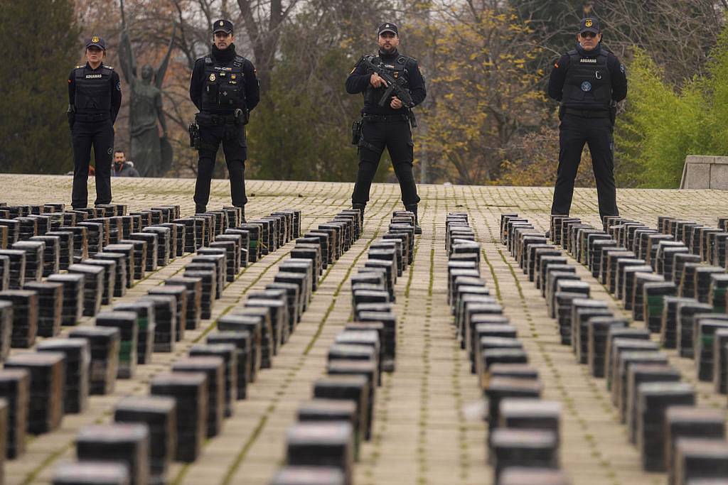 Spain seizes tons of cocaine hidden among frozen tuna in shipping containers