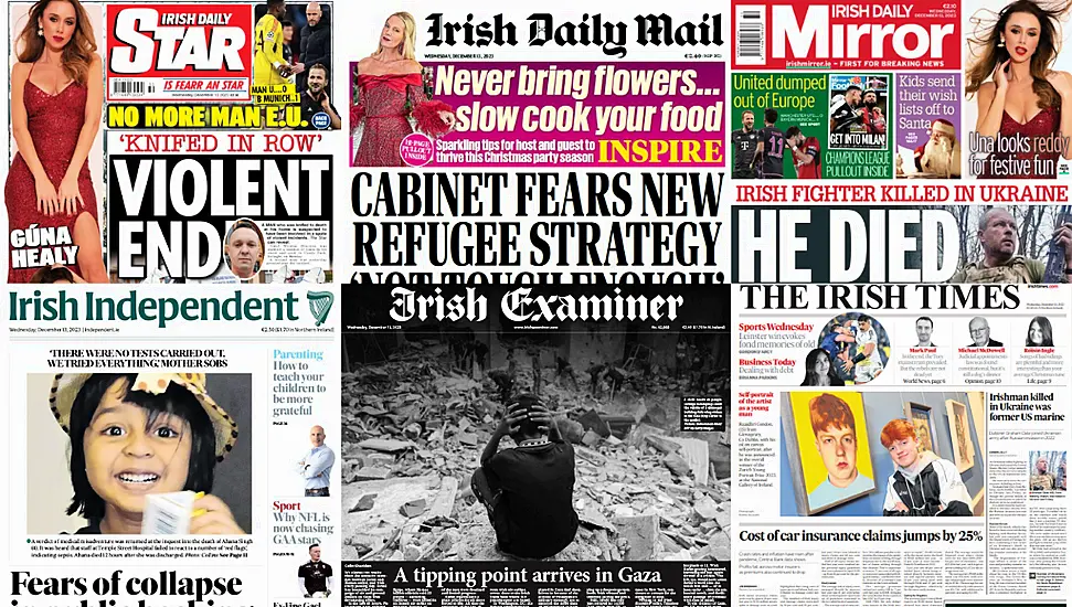 What The Papers Say: Wednesday's Front Pages