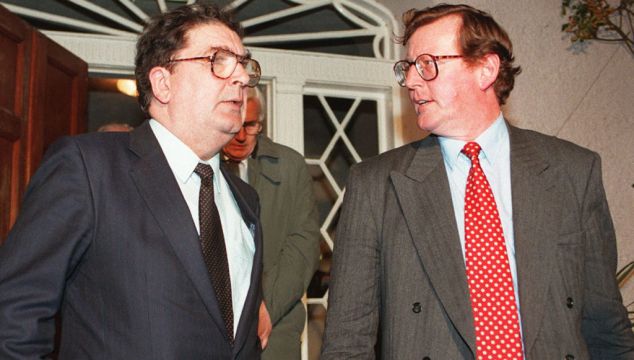 Bronze Bust Of David Trimble Unveiled At Leinster House