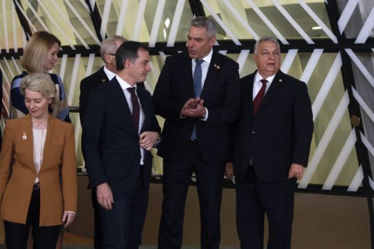 Eu Leaders At Summit Face Challenge From Orban Over Promises To Ukraine