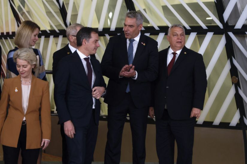Eu Leaders At Summit Face Challenge From Orban Over Promises To Ukraine