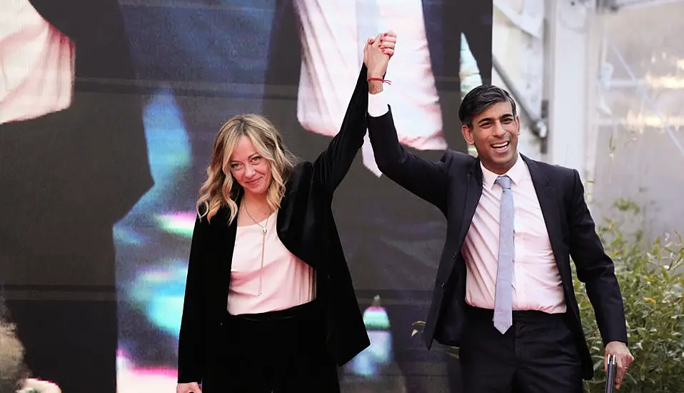 Rishi Sunak Warns Migrants Could ‘Overwhelm’ Countries In Rome Speech