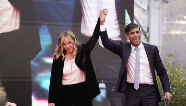 Rishi Sunak Warns Migrants Could ‘Overwhelm’ Countries In Rome Speech