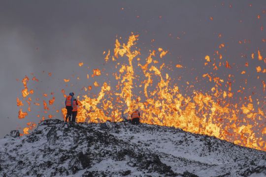 Volcano Spews Magma In Spectacular Eruption In South-Western Iceland