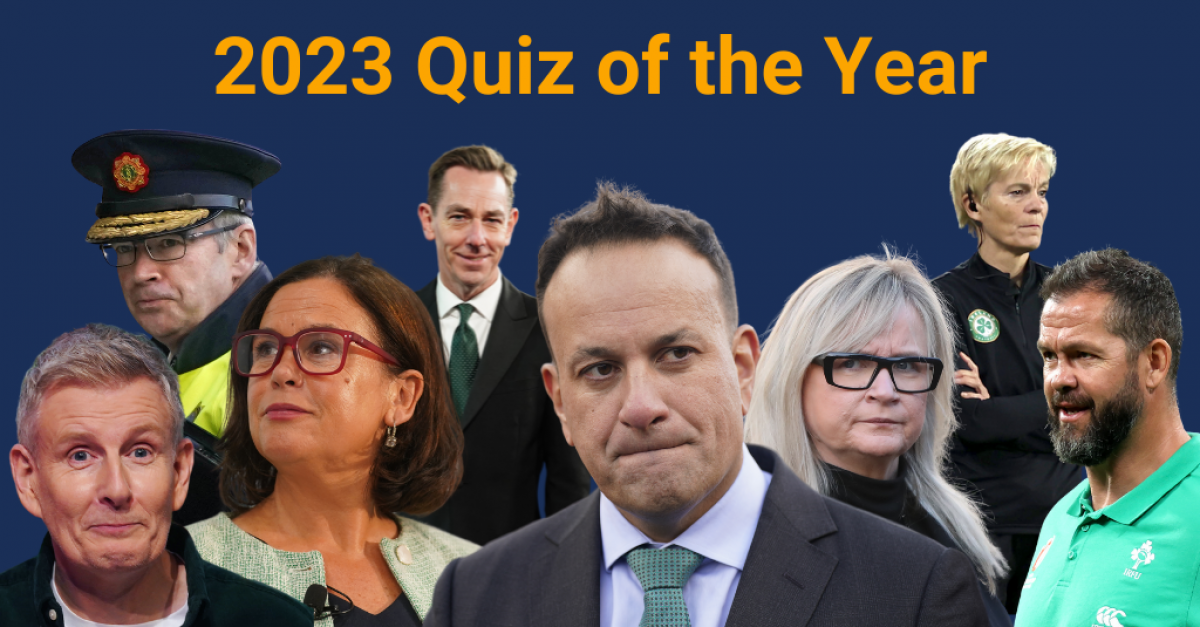 Тест за новини на годината: Можете ли да си спомните най-популярните ирландски истории за 2023 г.?