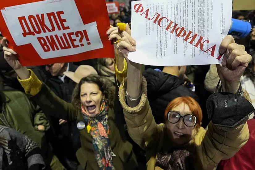 Serbia Opposition Urges Eu To Help Open International Probe Into Disputed Vote