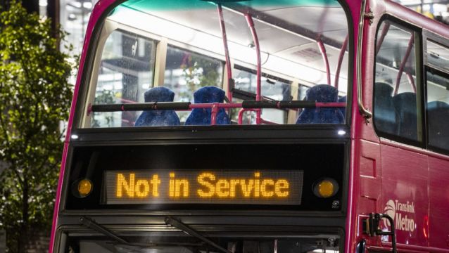 Northern Ireland Bus And Train Services Suspended Amid Strike