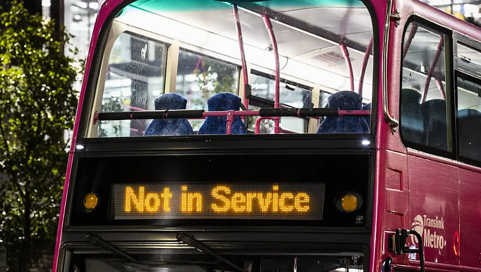 Northern Ireland Bus And Train Services Suspended Amid Strike