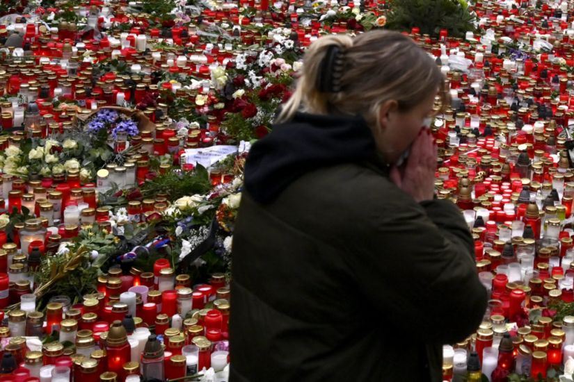 Czech Republic Comes To A Standstill To Mourn Victims Of Prague Shooting