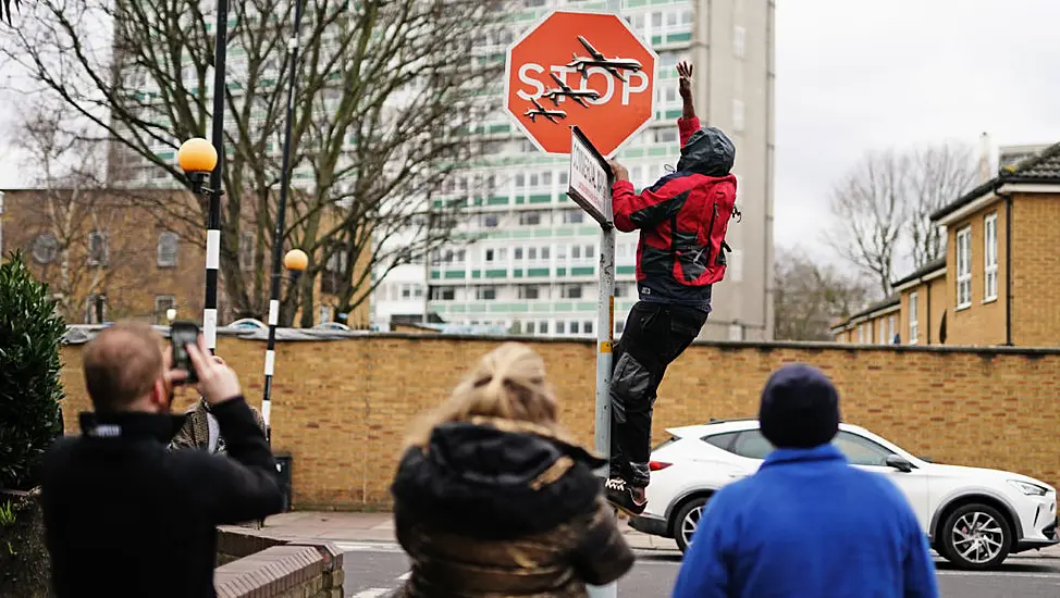 Man Arrested On Suspicion Of Theft And Criminal Damage After Banksy Art Removed