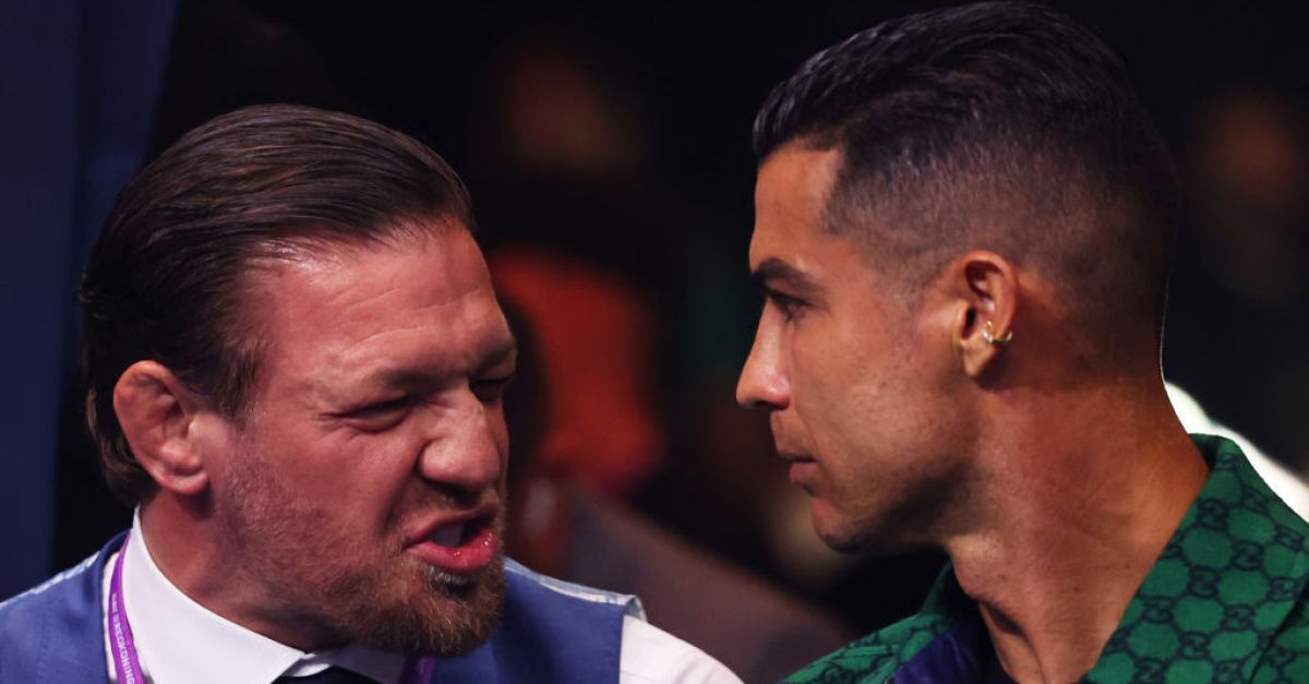 Conor McGregor not short on chat for Cristiano Ron