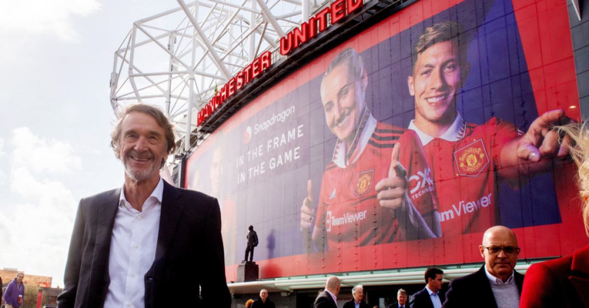 Jim Ratcliffe agrees deal to buy 25% in Manchester United
