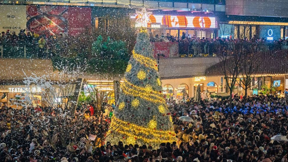 Christmas In China Brings Glittering Decor And Foreign Influence Concerns