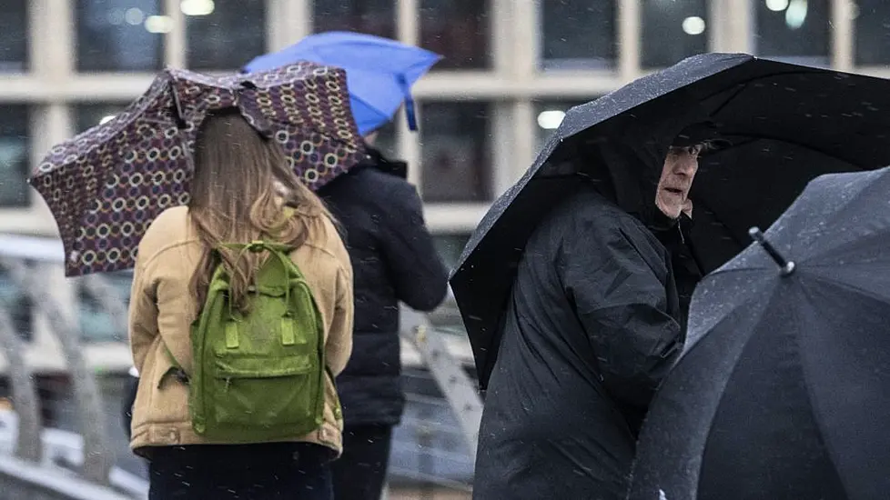 Damp Start To Easter Break As Rain Warning Covers Five Western Counties