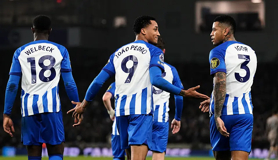 Joao Pedro On The Spot As Brighton Thump Tottenham