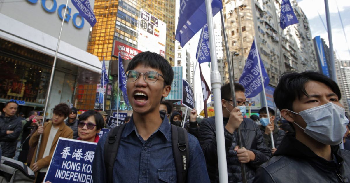 Хонконгски активист за независимост, който беше вкаран в затвора по