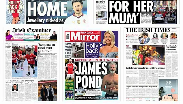 What The Papers Say: Friday's Front Pages