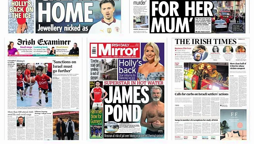 What The Papers Say: Friday's Front Pages