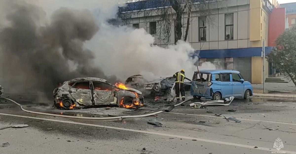 Обстрел в центъра на руския граничен град Белгород уби 10
