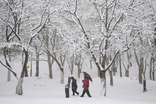 South Korean Capital Records Heaviest One-Day Snowfall In December For 40 Years