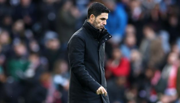 Mikel Arteta Laments ‘Painful’ Defeat As Arsenal Title Challenge Suffers Blow