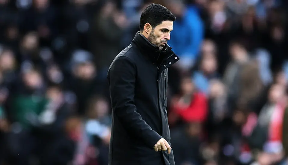 Mikel Arteta Laments ‘Painful’ Defeat As Arsenal Title Challenge Suffers Blow