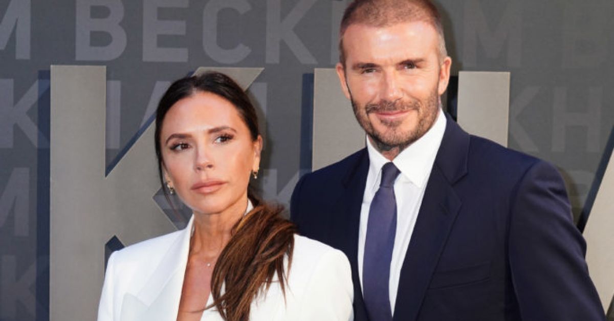 David Beckham makes ‘working class’ gag as he and wife Victoria dine at ...