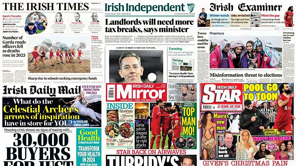 What The Papers Say: Tuesday's Front Pages