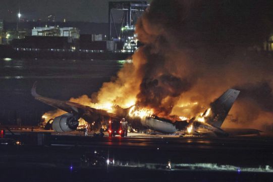 Five Killed As Japanese Coast Guard Aircraft Collides With Passenger Plane