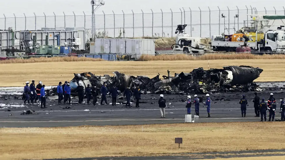 Japanese Officials Begin On-Site Inquiries After Fatal Crash At Tokyo Airport