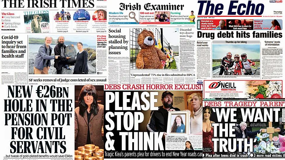 What The Papers Say: Thursday's Front Pages