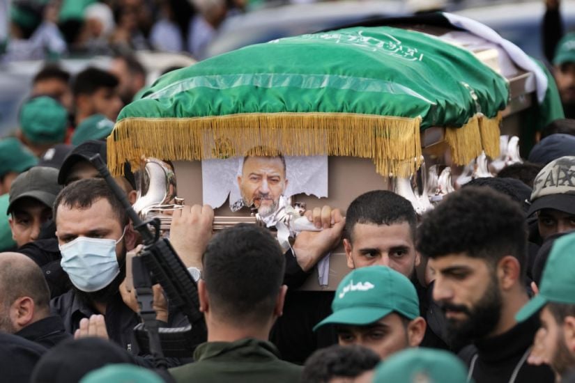 Funeral Held Of Top Hamas Official Killed In Apparent Israeli Strike In Beirut