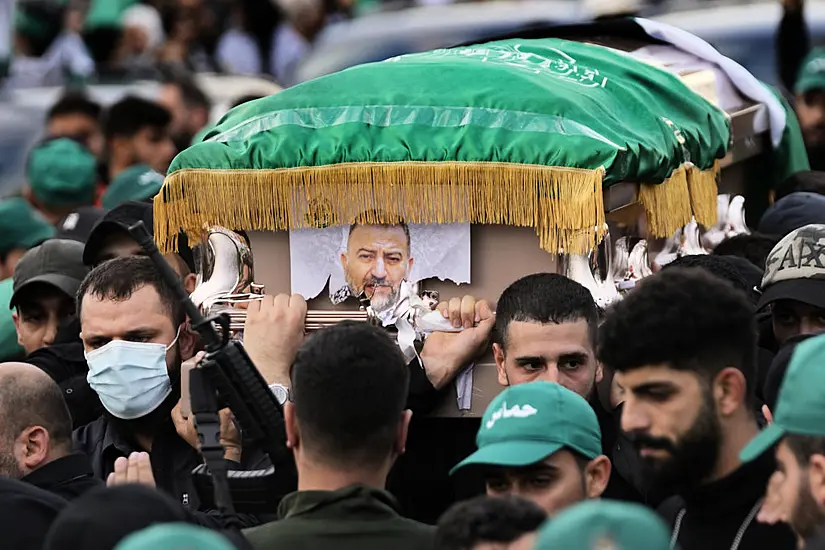 Funeral Held Of Top Hamas Official Killed In Apparent Israeli Strike In Beirut